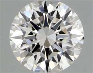 Picture of Natural Diamond 0.45 Carats, Round with Excellent Cut, H Color, VVS2 Clarity and Certified by GIA
