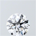 Lab Grown Diamond 1.50 Carats, Round with Ideal Cut, D Color, VVS2 Clarity and Certified by IGI