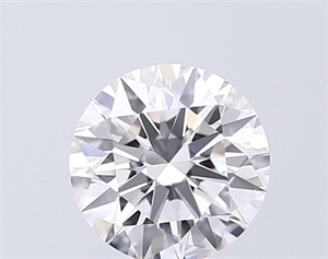 Picture of Lab Grown Diamond 1.03 Carats, Round with Excellent Cut, D Color, VVS2 Clarity and Certified by IGI