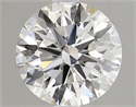 Del inventario de diamantes de laboratorio, 2.04 quilates, Redondo , Color E, claridad VS1 y certificado IGI