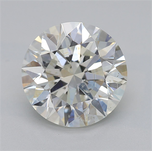 Picture of Natural Diamond 3.00 Carats, Round with Excellent Cut, J Color, SI2 Clarity and Certified by GIA