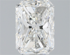 Picture of Natural Diamond 0.72 Carats, Radiant with  Cut, G Color, SI2 Clarity and Certified by GIA