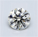 Diamante Natural 1.00 quilates, Redondo , Color J, claridad SI2 y certificado GIA