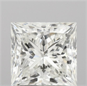 Natural Diamond 1.01 Carats, Princess with  Cut, H Color, VS1 Clarity and Certified by IGI