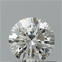 Diamante Natural 0.41 quilates, Redondo , Color G, claridad IF y certificado IGI