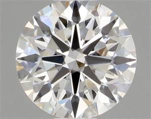 Picture of Natural Diamond 0.44 Carats, Round with Excellent Cut, H Color, VS2 Clarity and Certified by GIA
