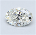 Diamante Natural 5.02 quilates, Ovalado , Color I, claridad IF y certificado GIA