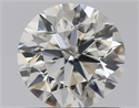 Natural Diamond 0.70 Carats, Round with Excellent Cut, J Color, SI2 Clarity and Certified by GIA