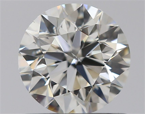 Picture of Natural Diamond 0.70 Carats, Round with Excellent Cut, J Color, SI2 Clarity and Certified by GIA
