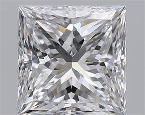 Foto Diamante Natural 1.90 quilates, Princesa , Color E, claridad VS1 y certificado GIA de