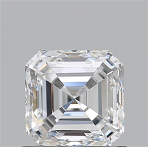 Picture of Natural Diamond 1.01 Carats, Asscher with  Cut, E Color, VVS1 Clarity and Certified by GIA