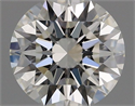 Natural Diamond 0.41 Carats, Round with Excellent Cut, F Color, VVS1 Clarity and Certified by GIA