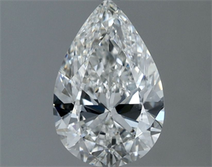 Picture of Natural Diamond 1.00 Carats, Pear with  Cut, G Color, VS1 Clarity and Certified by GIA