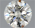 Diamante Natural 1.58 quilates, Redondo , Color K, claridad VVS1 y certificado GIA