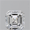 Natural Diamond 0.70 Carats, Asscher with  Cut, G Color, VVS2 Clarity and Certified by GIA
