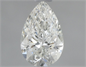Natural Diamond 0.70 Carats, Pear with  Cut, H Color, VS2 Clarity and Certified by GIA