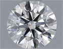Natural Diamond 0.50 Carats, Round with Excellent Cut, I Color, VS2 Clarity and Certified by GIA