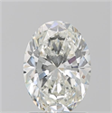 Natural Diamond 1.50 Carats, Oval with  Cut, I Color, SI1 Clarity and Certified by GIA