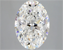 Natural Diamond 5.01 Carats, Oval with  Cut, E Color, VS2 Clarity and Certified by GIA