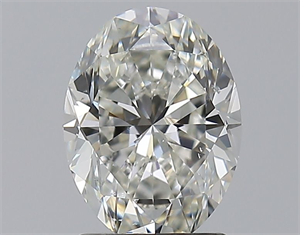 Foto Diamante Natural 2.01 quilates, Ovalado , Color H, claridad SI1 y certificado GIA de