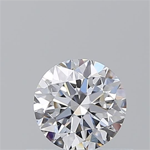 Foto Diamante Natural 0.50 quilates, Redondo , Color D, claridad IF y certificado GIA de