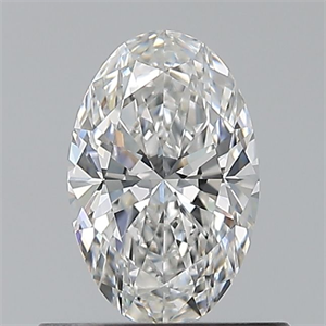 Picture of Natural Diamond 0.54 Carats, Oval with  Cut, F Color, VS2 Clarity and Certified by GIA