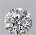 Natural Diamond 0.70 Carats, Round with Excellent Cut, E Color, VS2 Clarity and Certified by GIA