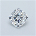 Natural Diamond 0.40 Carats, Cushion with  Cut, D Color, VS1 Clarity and Certified by GIA