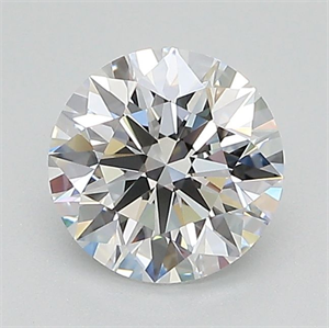 Picture of Lab Grown Diamond 1.06 Carats, Round with Ideal Cut, D Color, VVS1 Clarity and Certified by IGI