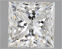Natural Diamond 1.51 Carats, Princess with  Cut, H Color, VS1 Clarity and Certified by GIA