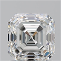 Natural Diamond 1.50 Carats, Asscher with  Cut, H Color, VS2 Clarity and Certified by GIA