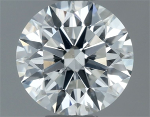 Picture of Natural Diamond 0.60 Carats, Round with Excellent Cut, G Color, SI1 Clarity and Certified by IGI