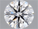 Del inventario de diamantes de laboratorio, 2.03 quilates, Redondo , Color D, claridad VVS2 y certificado IGI