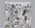 Diamante Natural 2.01 quilates, Princesa , Color E, claridad VS2 y certificado GIA
