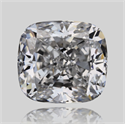 Natural Diamond 0.55 Carats, Cushion with  Cut, D Color, VS2 Clarity and Certified by GIA