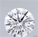 Del inventario de diamantes de laboratorio, 2.54 quilates, Redondo , Color E, claridad VVS2 y certificado IGI