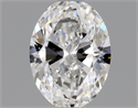 Diamante Natural 0.40 quilates, Ovalado , Color E, claridad VVS1 y certificado GIA