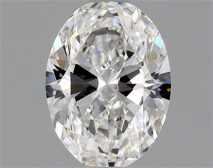 Foto Diamante Natural 0.40 quilates, Ovalado , Color E, claridad VVS1 y certificado GIA de