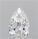 Natural Diamond 1.70 Carats, Pear with  Cut, G Color, IF Clarity and Certified by GIA