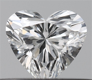 Picture of Natural Diamond 0.30 Carats, Heart with  Cut, F Color, VS1 Clarity and Certified by GIA