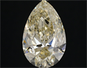Natural Diamond 2.90 Carats, Pear with  Cut, M Color, VS2 Clarity and Certified by HRD