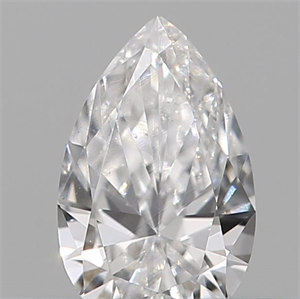 Foto Diamante Natural 0.16 quilates, De pera , Color D, claridad SI1 y certificado IGI de
