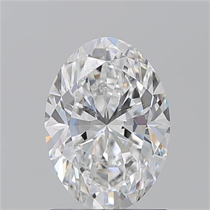 Picture of Natural Diamond 1.30 Carats, Oval with  Cut, E Color, VVS1 Clarity and Certified by GIA