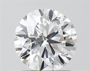Picture of Lab Grown Diamond 1.51 Carats, Round with Ideal Cut, D Color, VS1 Clarity and Certified by IGI