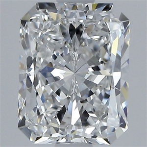 Picture of Natural Diamond 1.51 Carats, Radiant with  Cut, E Color, VS2 Clarity and Certified by GIA