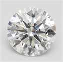 Lab Grown Diamond 2.41 Carats, Round with Ideal Cut, F Color, VS2 Clarity and Certified by IGI