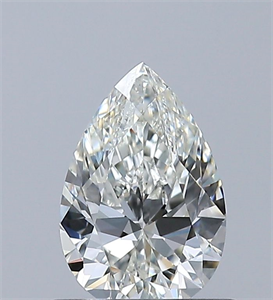 Picture of Natural Diamond 0.60 Carats, Pear with  Cut, I Color, VVS2 Clarity and Certified by GIA
