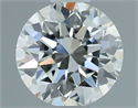 Natural Diamond 0.60 Carats, Round with Excellent Cut, I Color, VVS1 Clarity and Certified by IGI