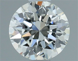 Picture of Natural Diamond 0.60 Carats, Round with Excellent Cut, I Color, VVS1 Clarity and Certified by IGI
