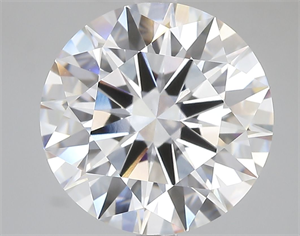 Picture of Lab Grown Diamond 6.02 Carats, Round with Ideal Cut, D Color, VVS2 Clarity and Certified by IGI